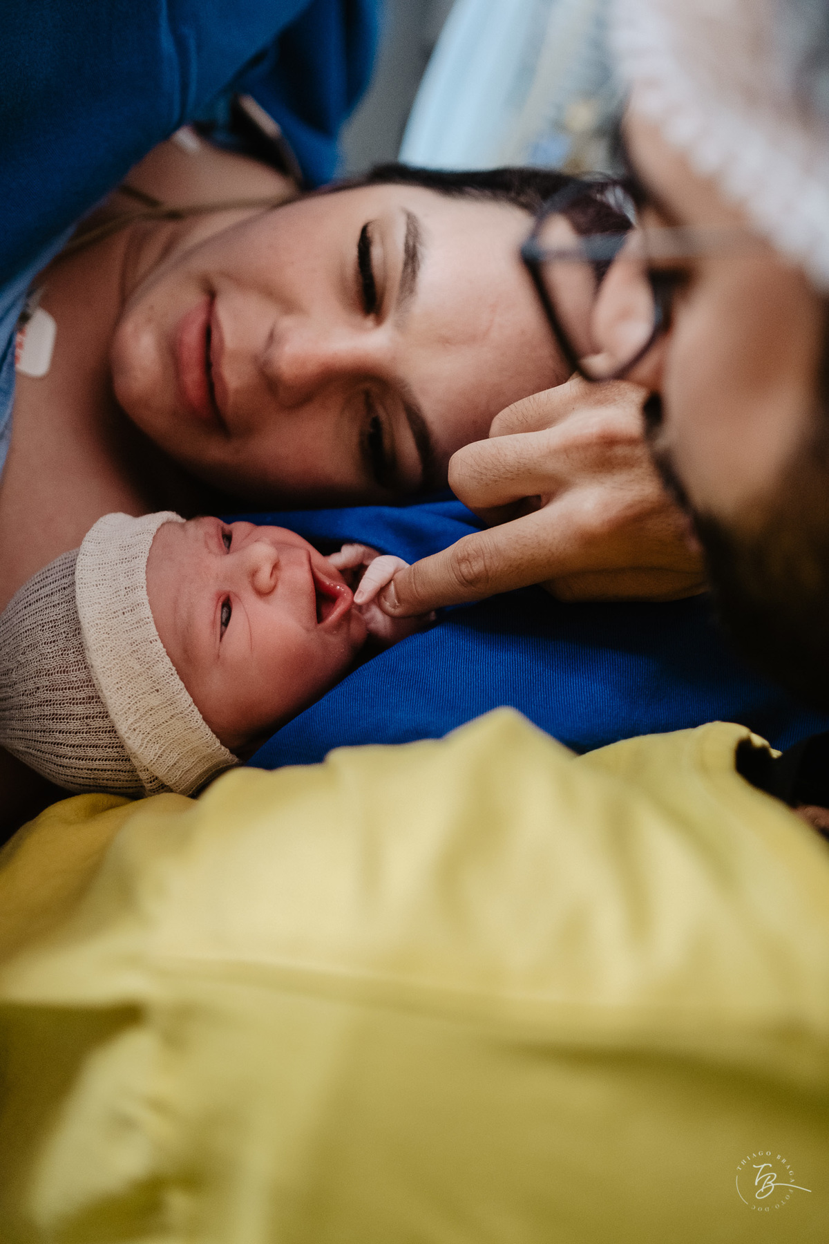Nascimento do Benicio, na maternidade Santa Helena em Florianópolis/Sc, por Thiago Braga Fotografia. 