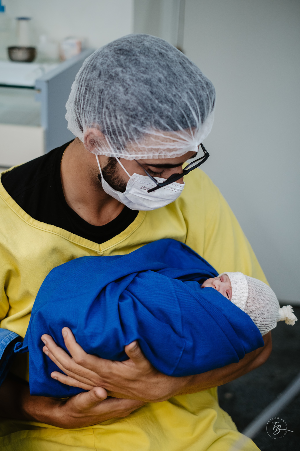 Nascimento do Benicio, na maternidade Santa Helena em Florianópolis/Sc, por Thiago Braga Fotografia. 