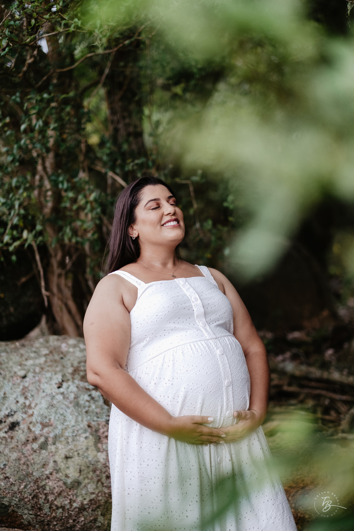 Ensaio gestante no amanhecer em Santo Antonio de Lisboa em Florianópolis, por Thiago Braga fotografia