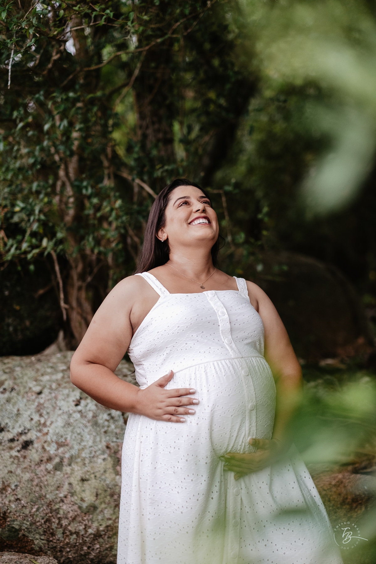 Ensaio gestante no amanhecer em Santo Antonio de Lisboa em Florianópolis, por Thiago Braga fotografia