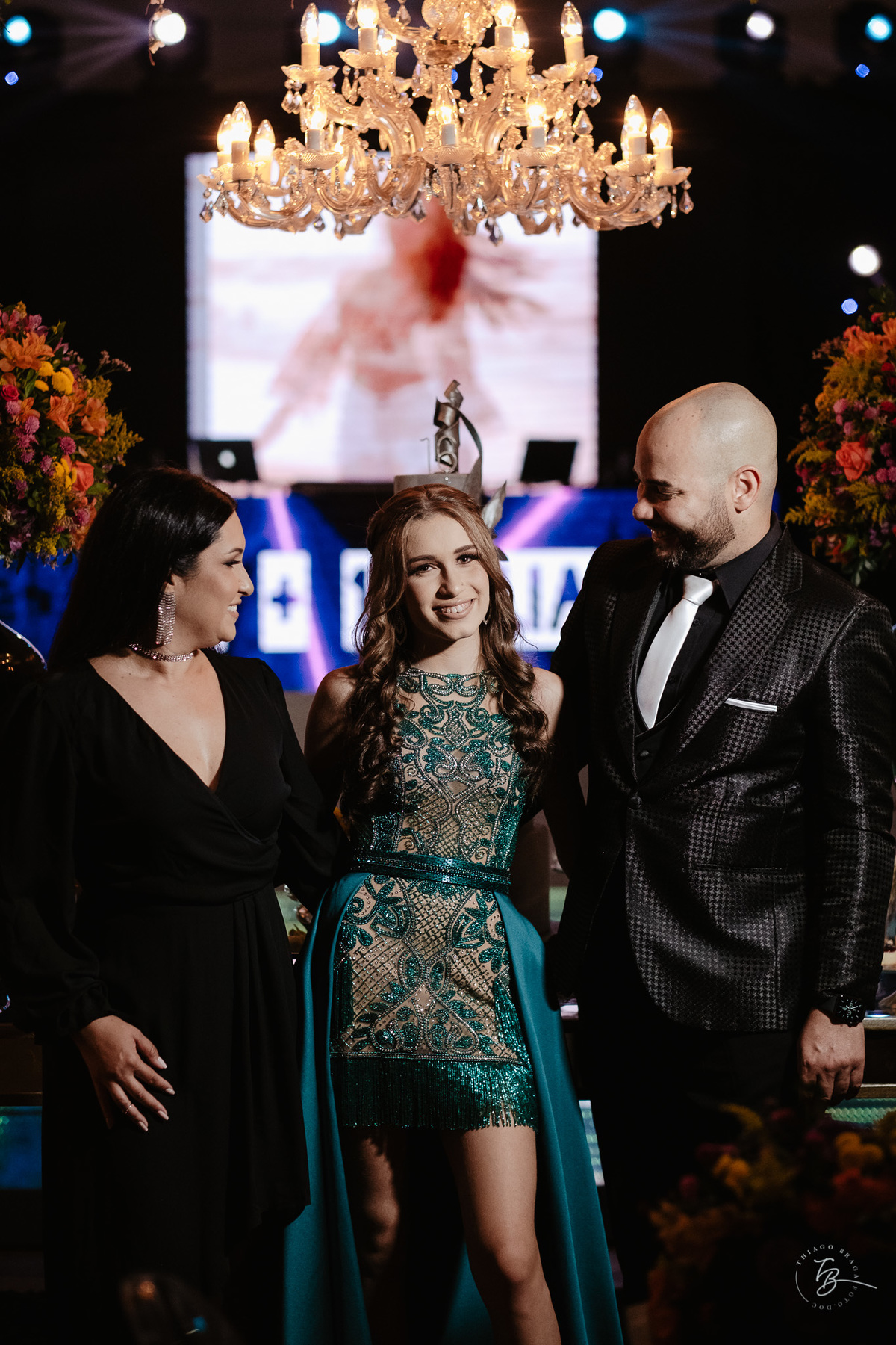 aniversário, festa de 15 anos no Clube 6 de janeiro em Florianópolis por Thiago Braga fotografia.