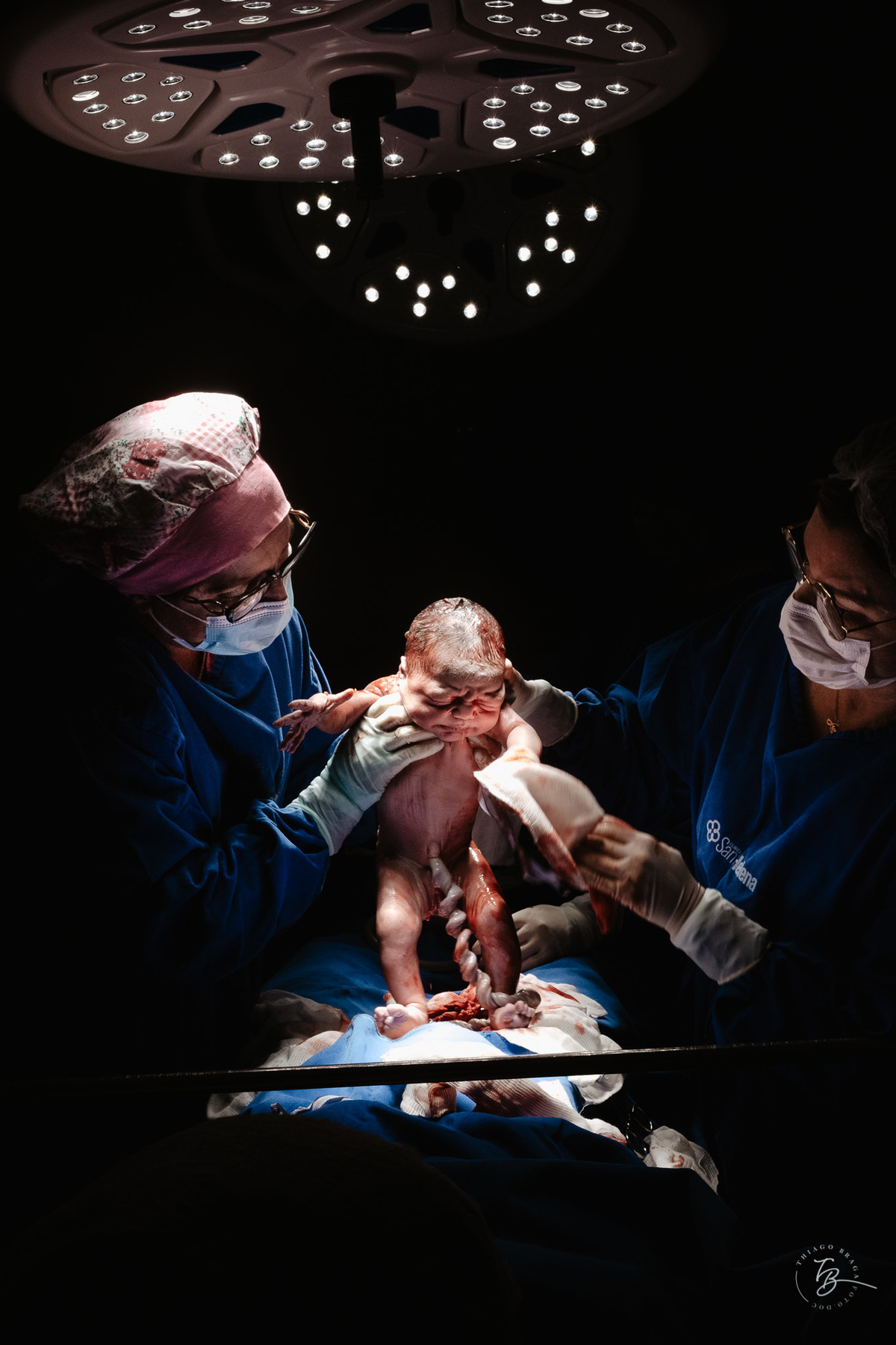 maternidade santa helena, nascimento da Nina por Thiago Braga fotografia