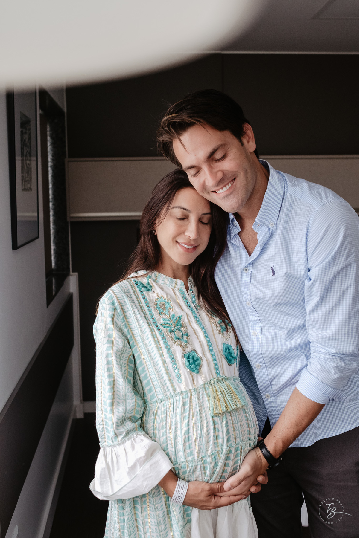 Fotos de nascimento na Maternidade Santa Helena por Thiago Braga fotografia