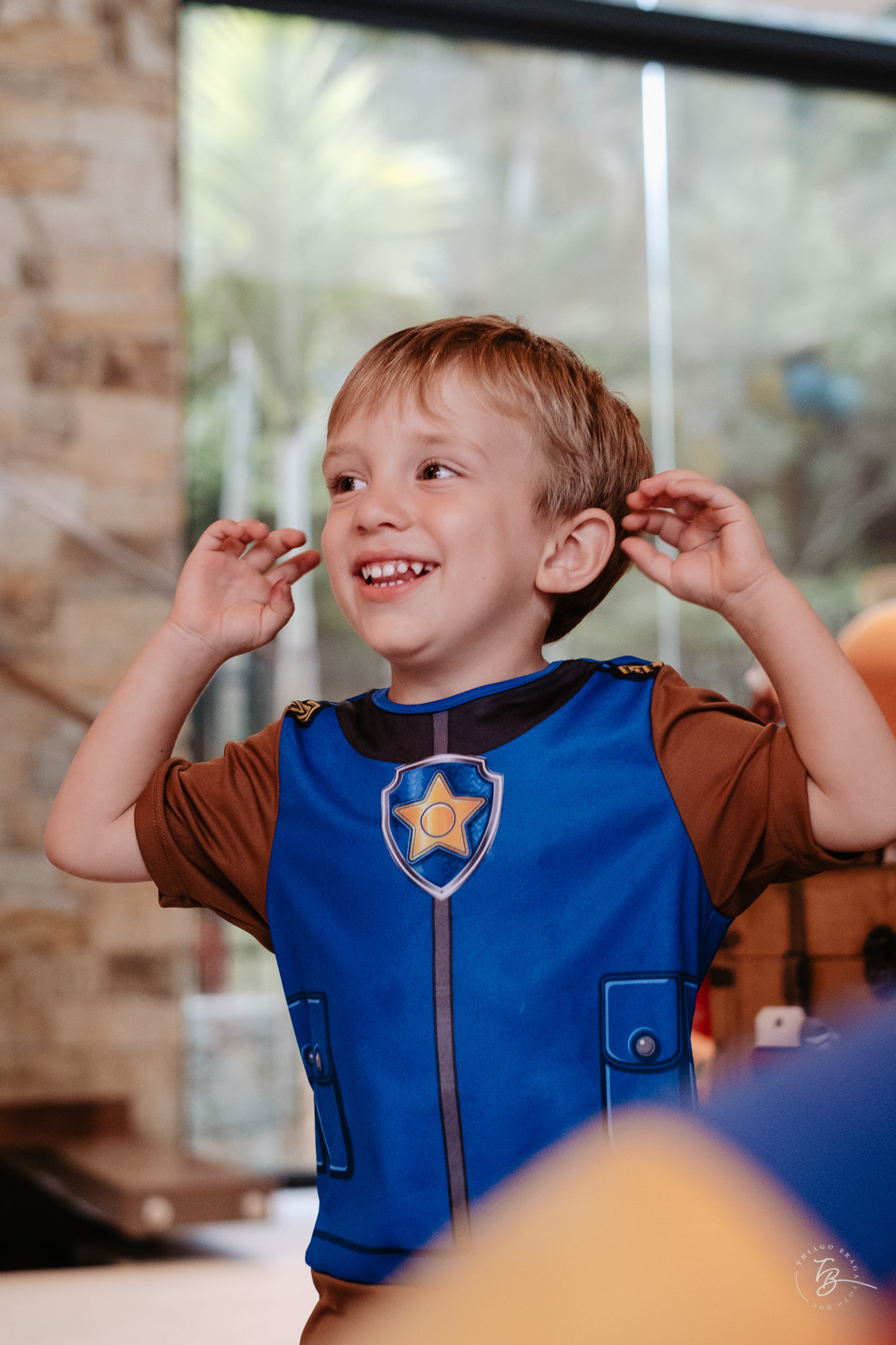 festa de criança em casa, registrada de forma documental por Thiago Braga fotografia. Lagoa da Conceição, aniversário infantil. 