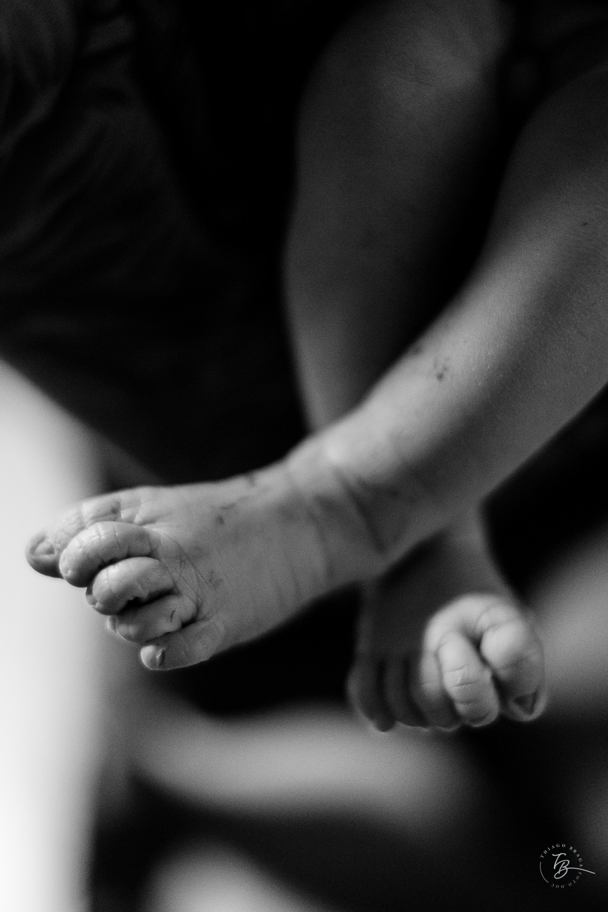 parto normal do nascimento do Lucca, na maternidade Santa Helena em Florianópolis, por Thiago Braga fotografia.