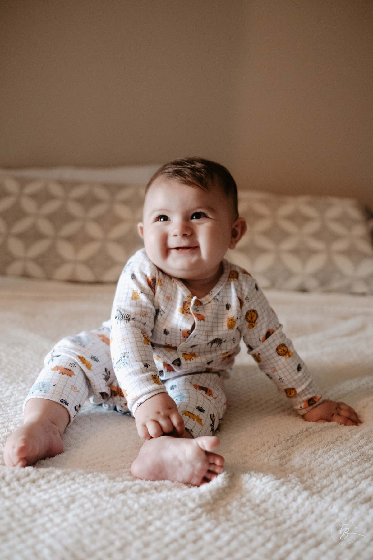 ensaio de bebê, 6 meses do Bernardo, em casa, por Thiago Braga fotografia