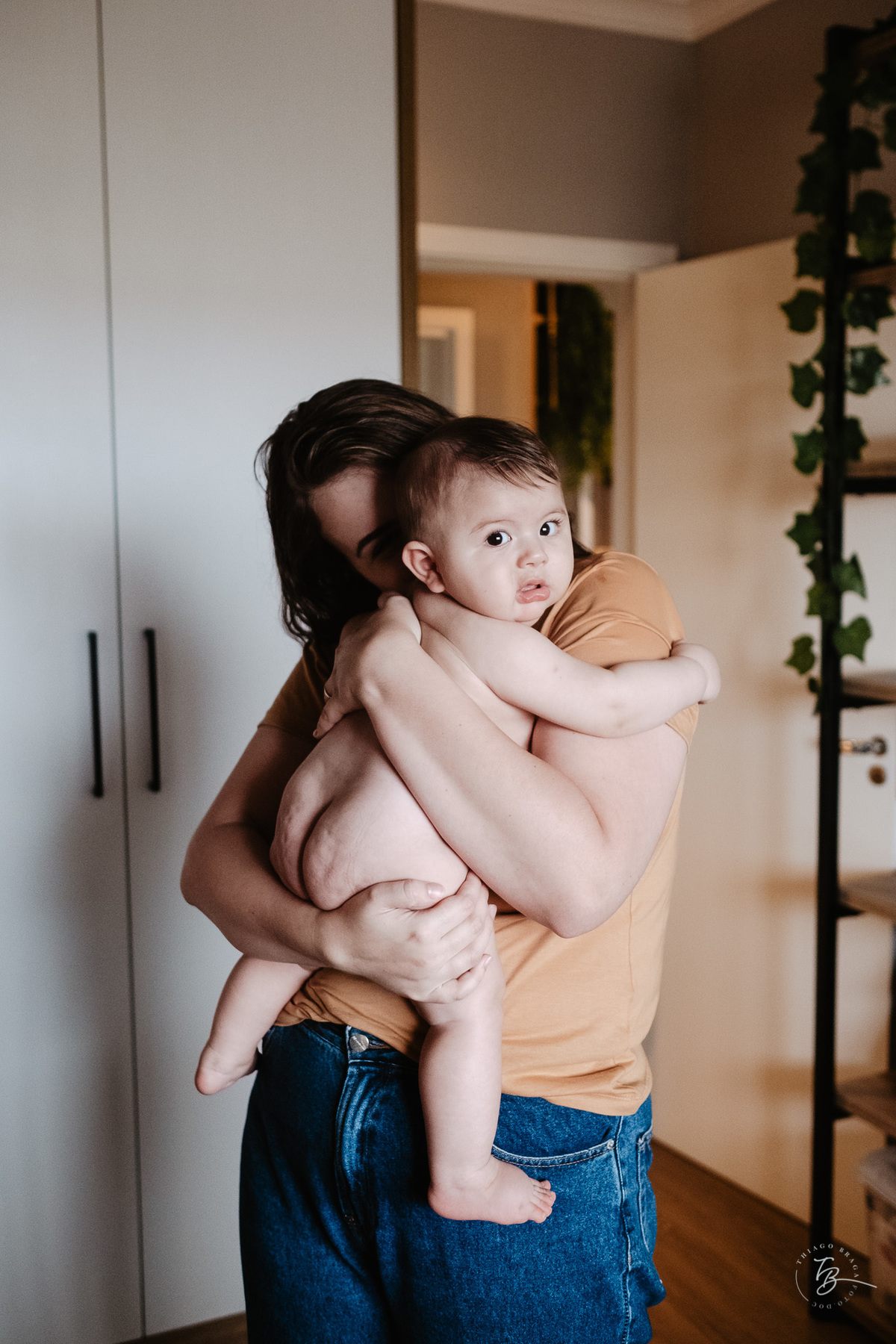 ensaio de bebê, 6 meses do Bernardo, em casa, por Thiago Braga fotografia