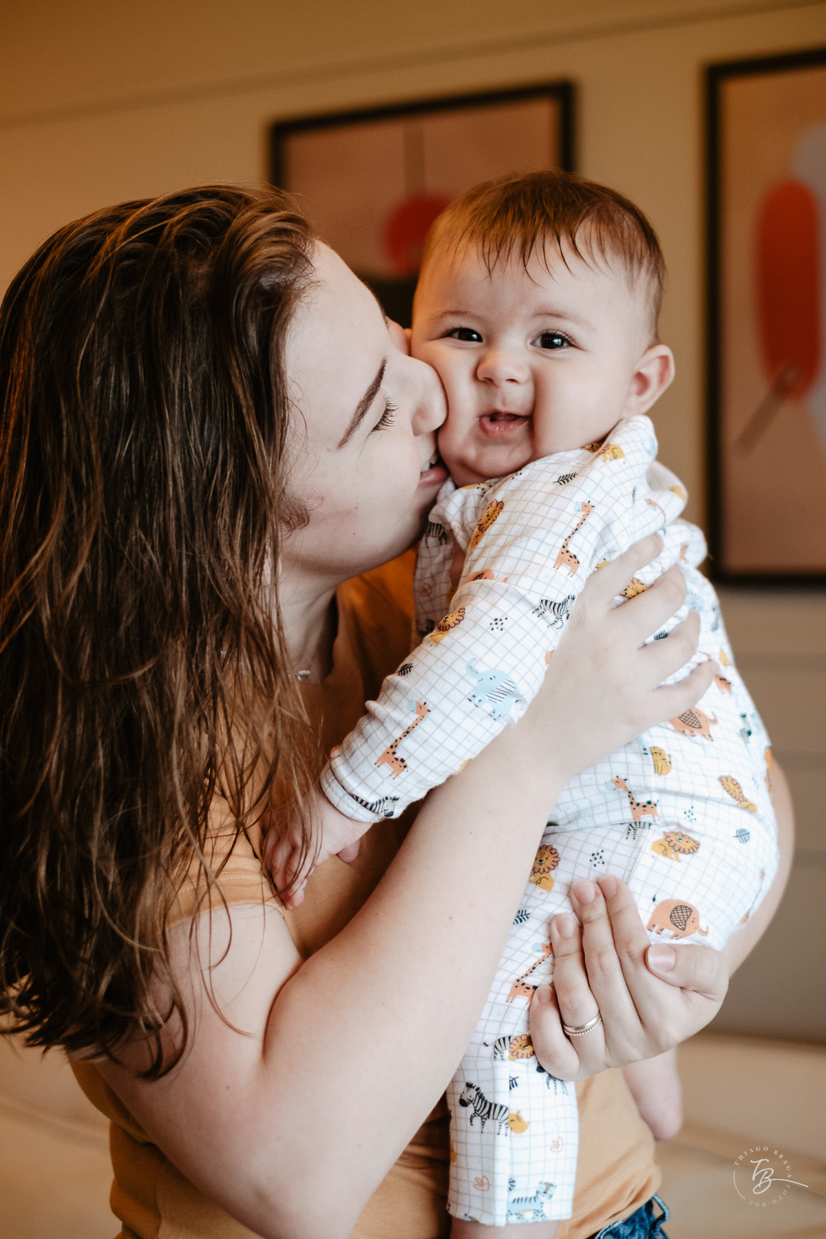 ensaio de bebê, 6 meses do Bernardo, em casa, por Thiago Braga fotografia