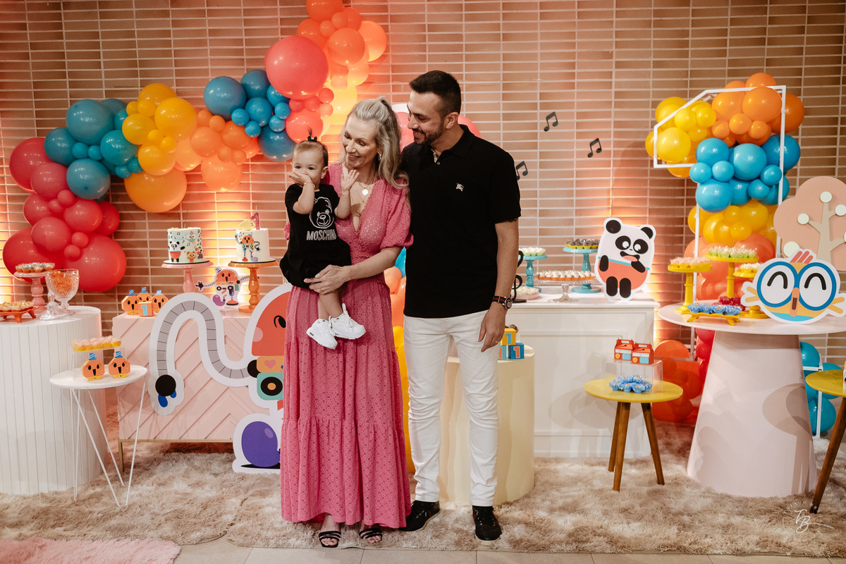 aniversário infantil, primeiro ano da Maria Olivia, no campeche, por Thiago Braga 