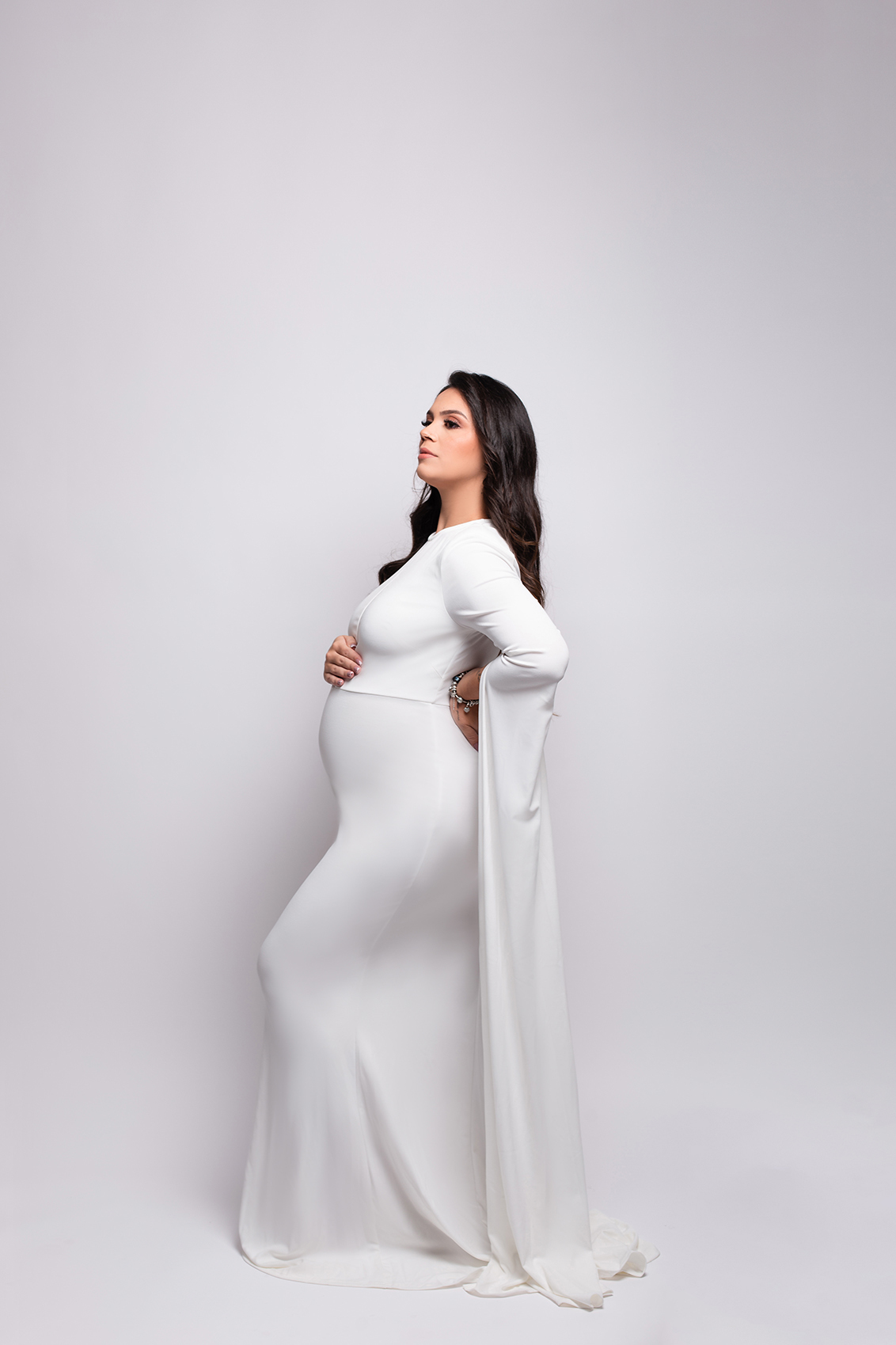 Ensaio Gestante em estúdio