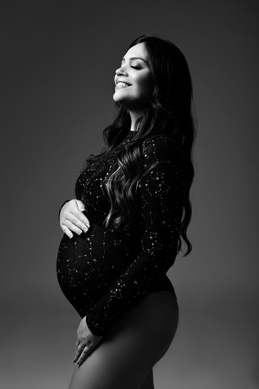Ensaio Gestante em estúdio