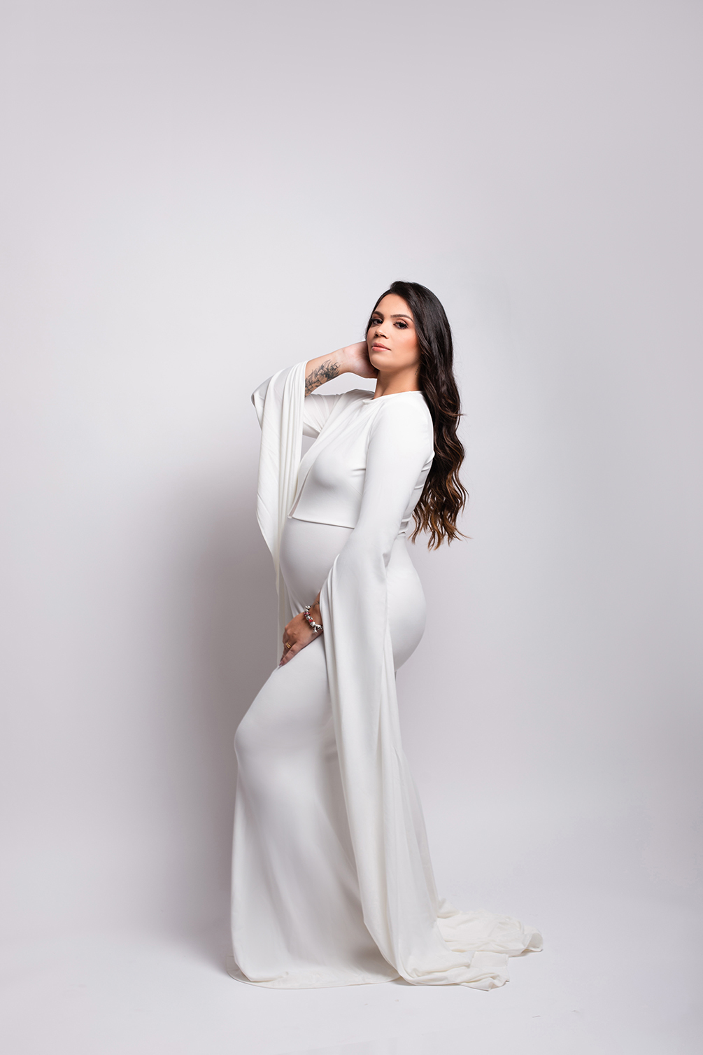 Ensaio Gestante em estúdio