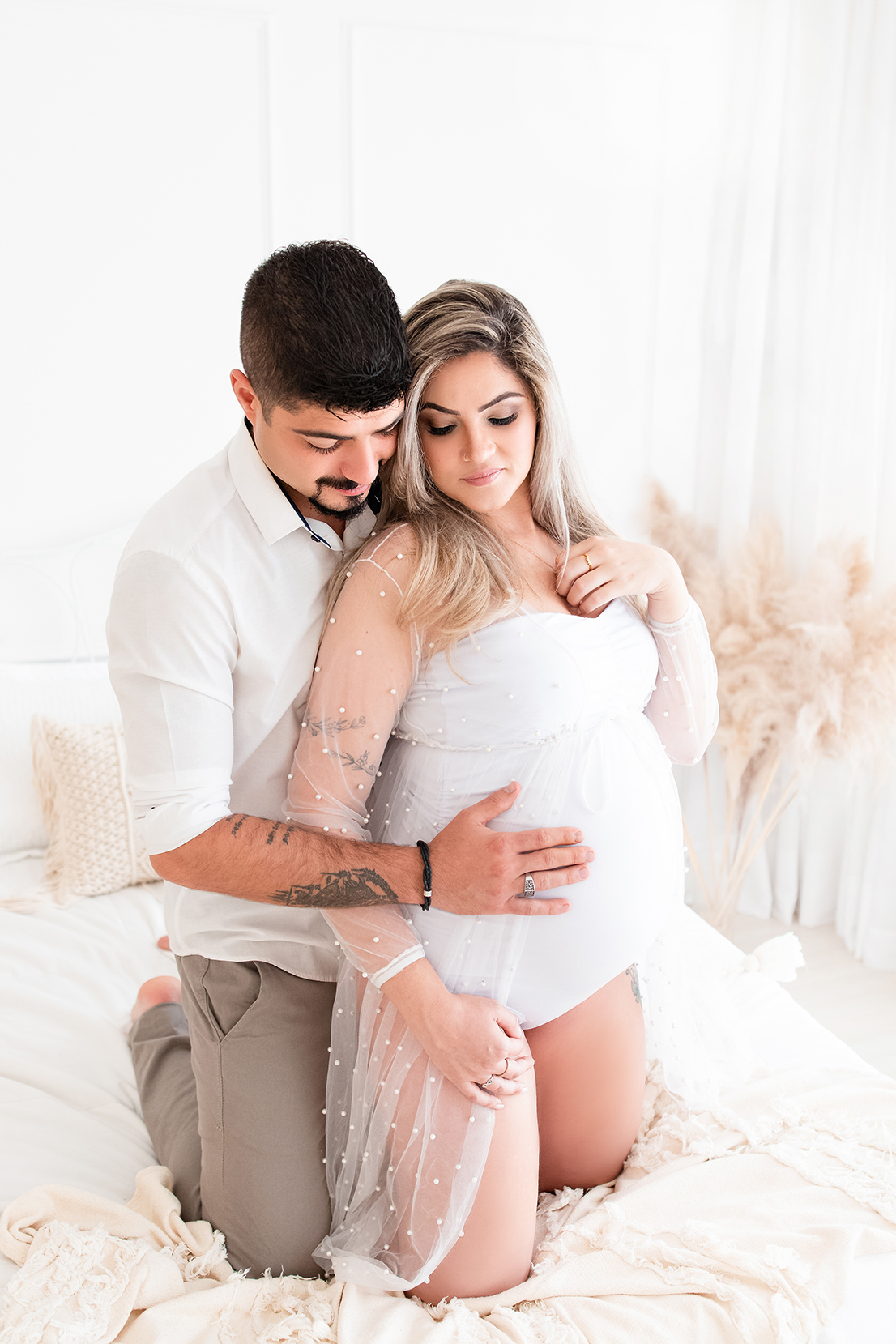 Ensaio gestante em estúdio são josé dos campos