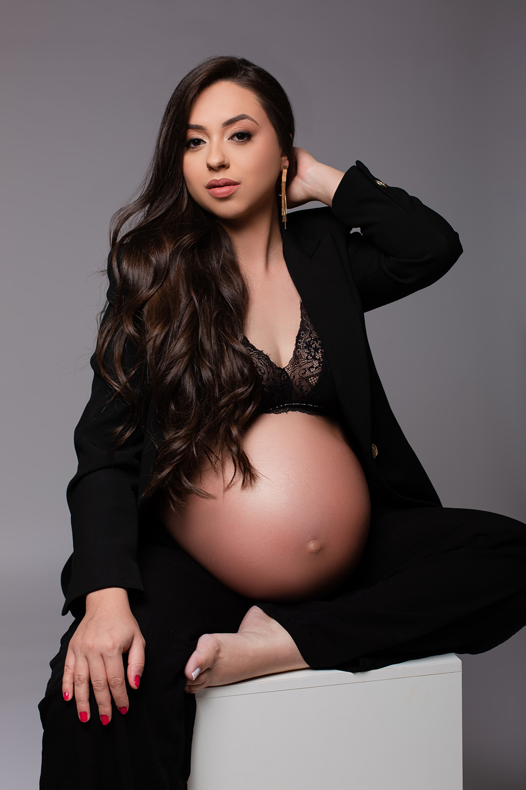 Ensaio gestante sexy