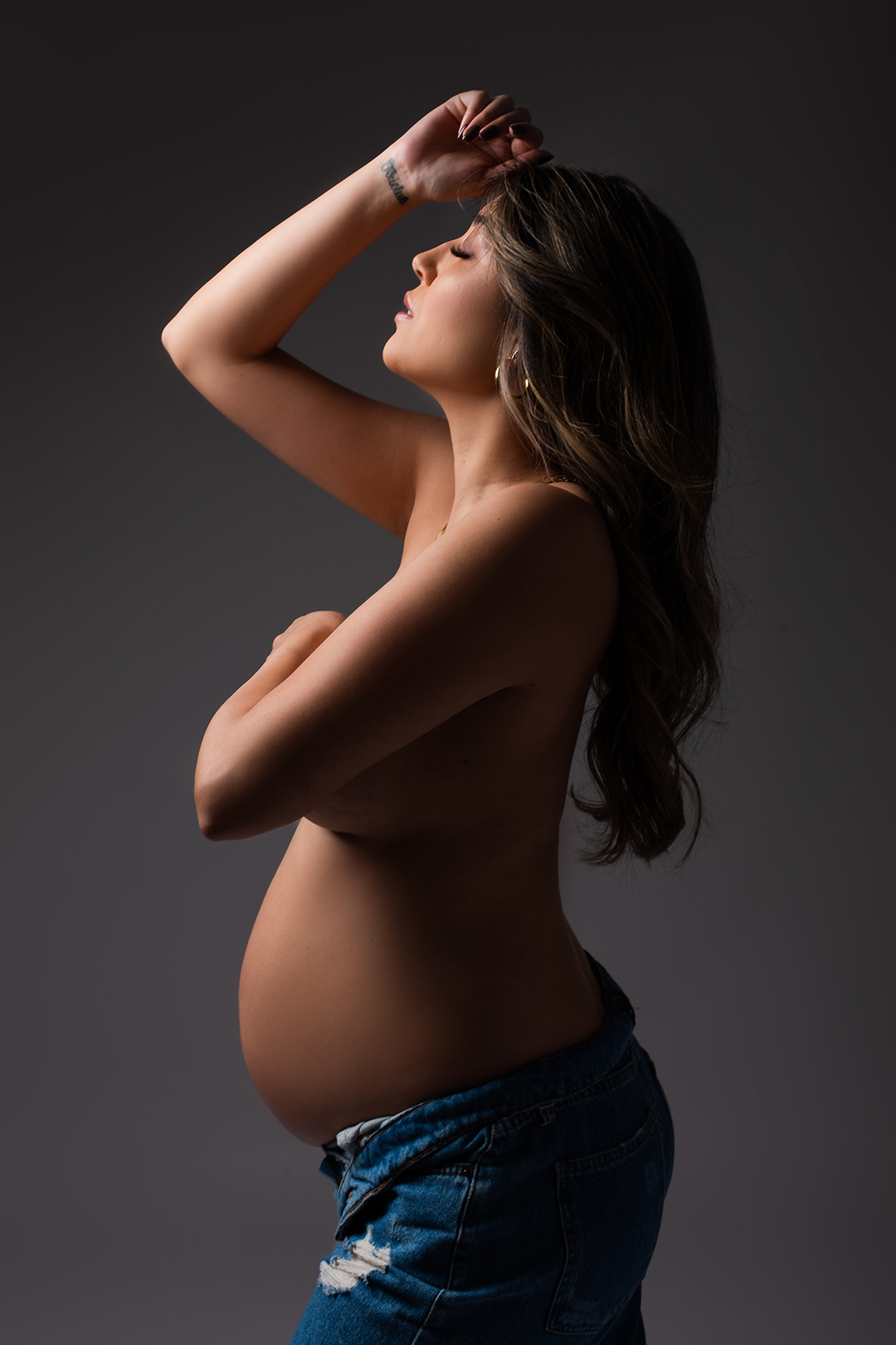 ensaio gestante sensual