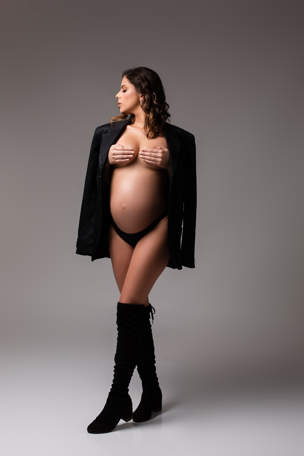 Ensaio Gestante sensual 