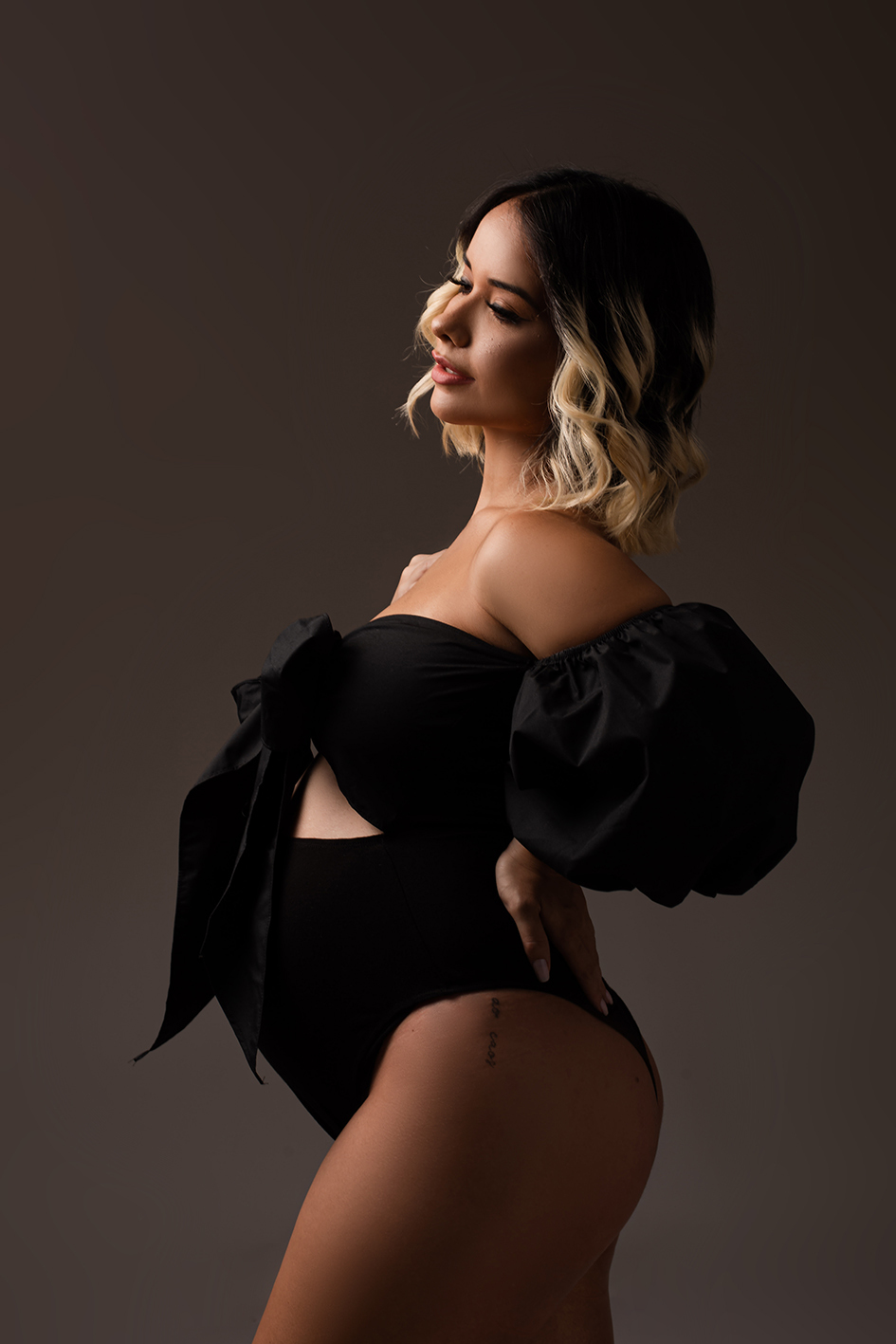 Ensaio gestante diferente