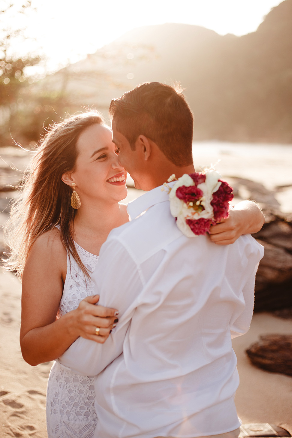 book de casal na praia 
