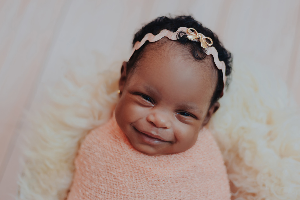 foto de bebe sorrindo