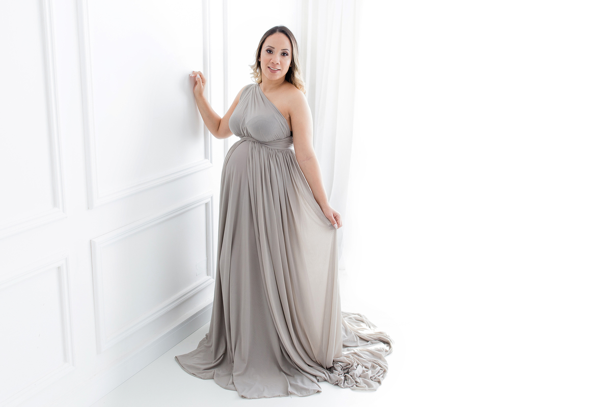 Ensaio Gestante em estúdio  em são José dos campos