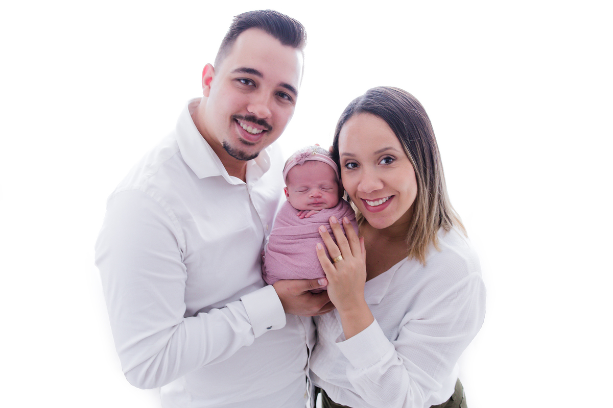 foto de bebê recem-nascido em jacarei