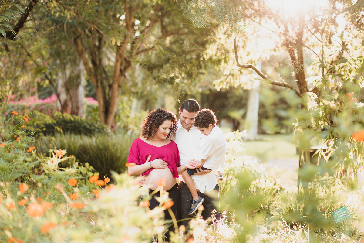 ensaio gestante com filho mais velho