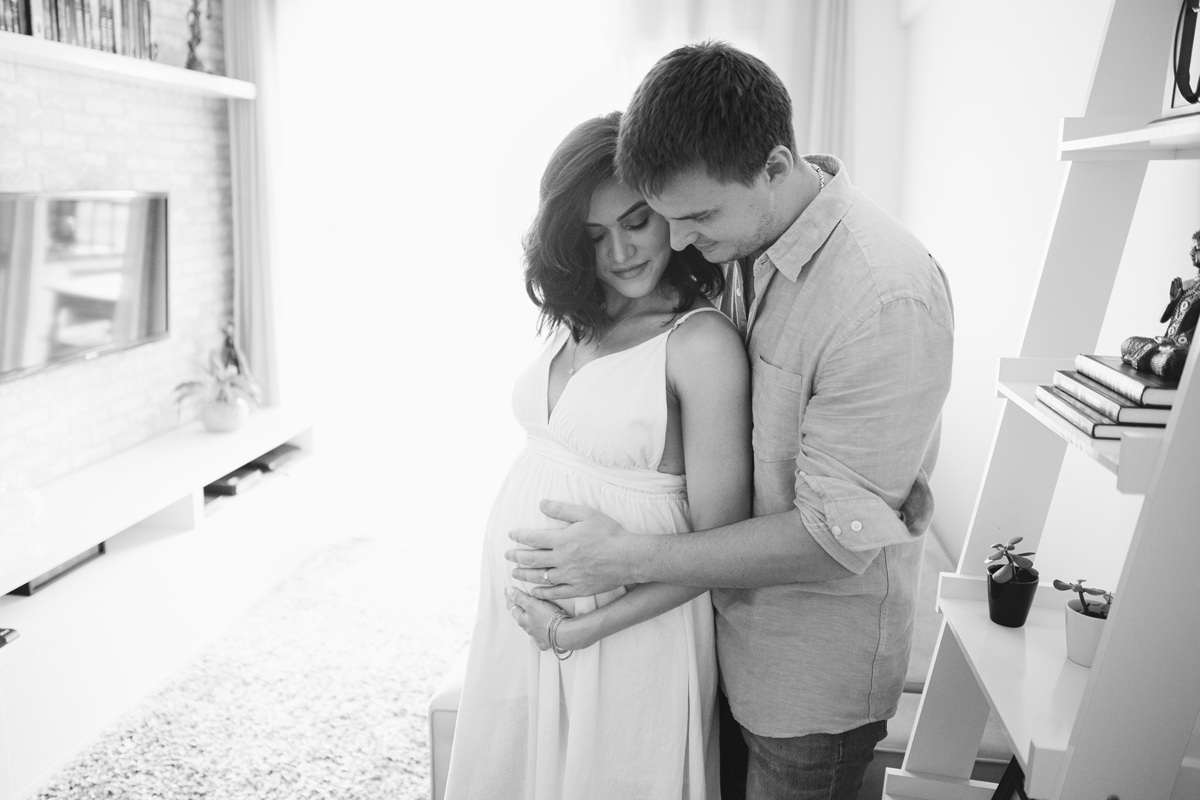 Ideias de foto para ensaio gestante em casa