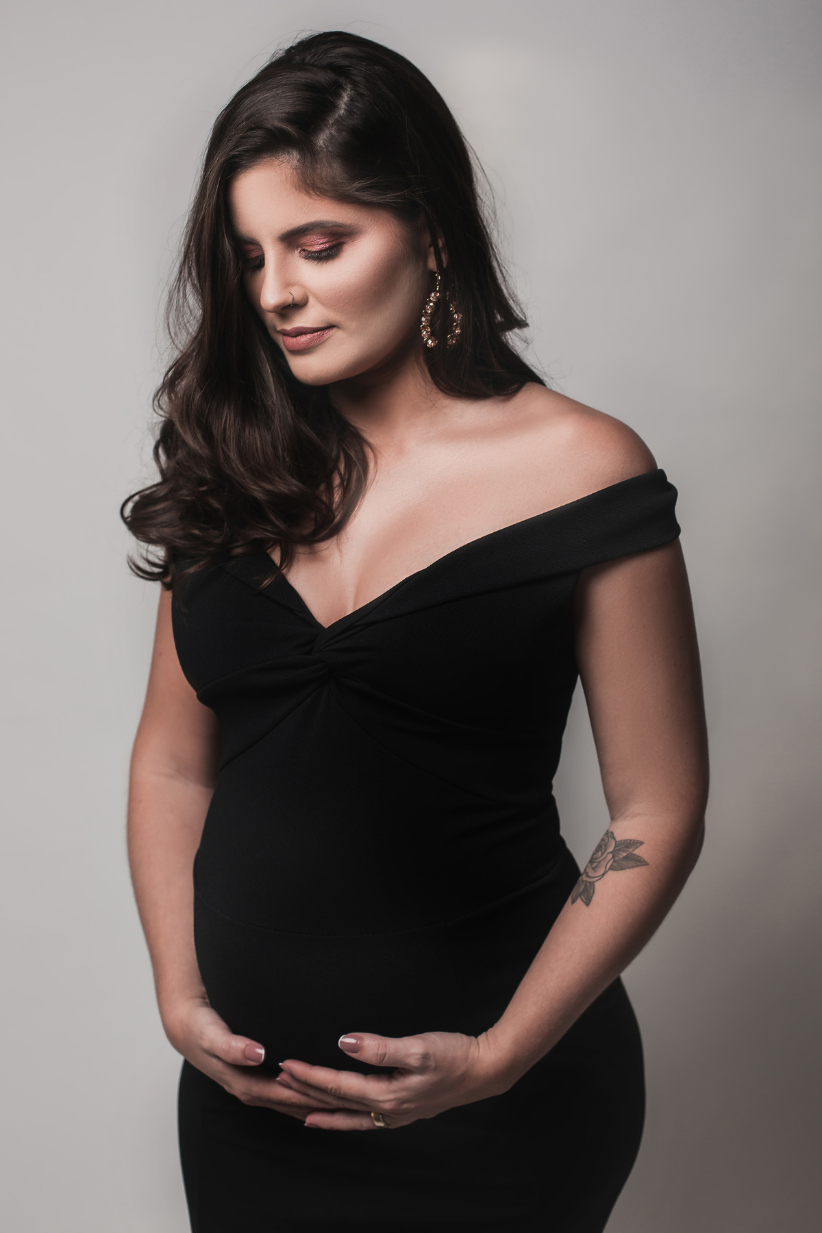 Ideias para Ensaio Gestante em Estúdio