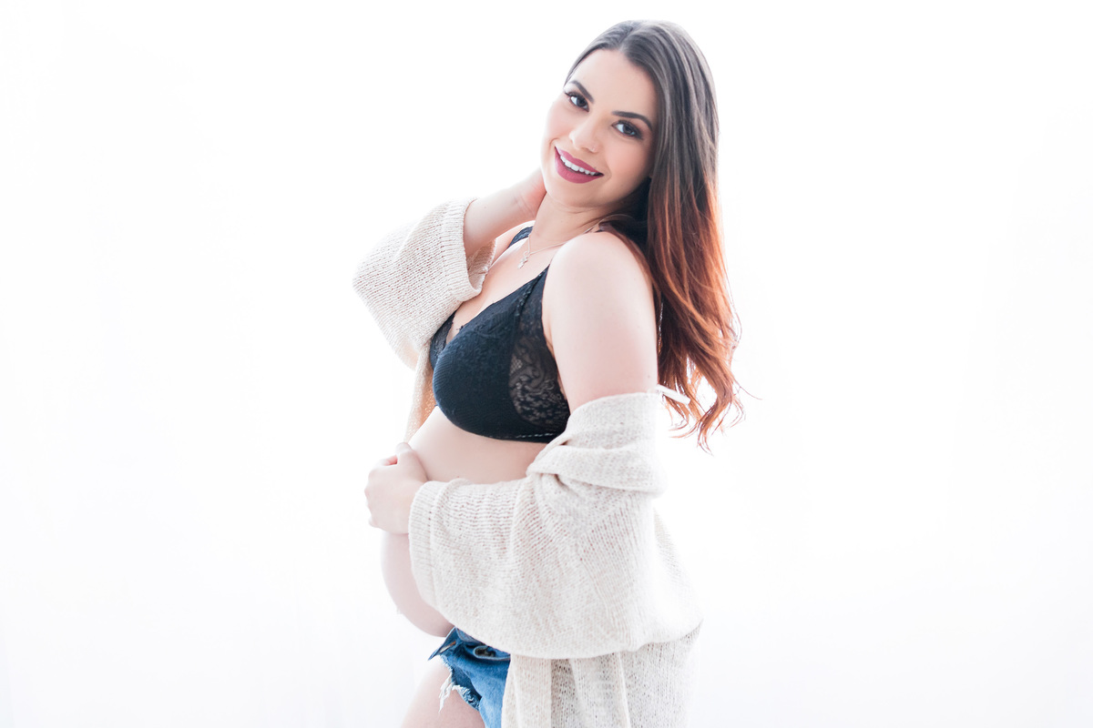 ensaio gestante sexy