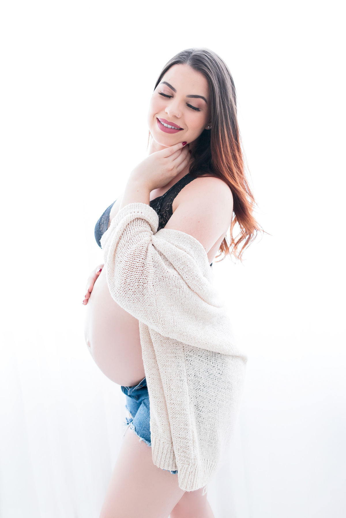 ensaio gestante sexy