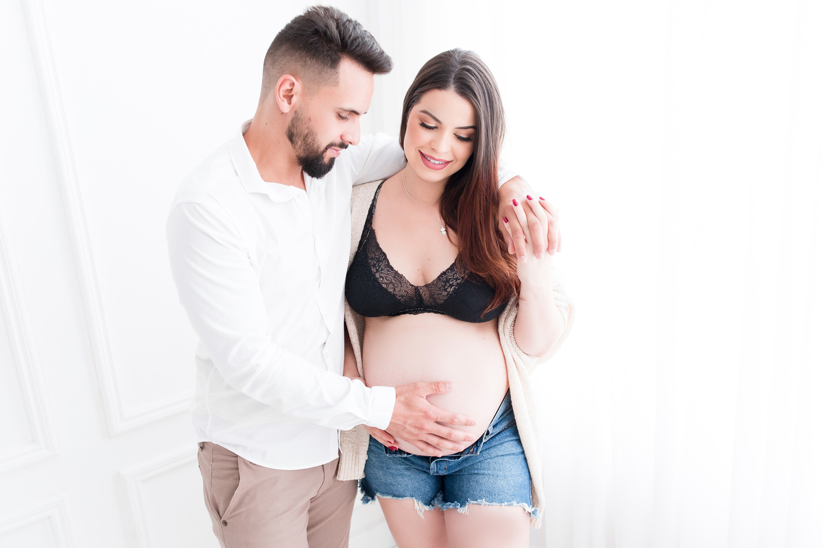 ensaio gestante sexy