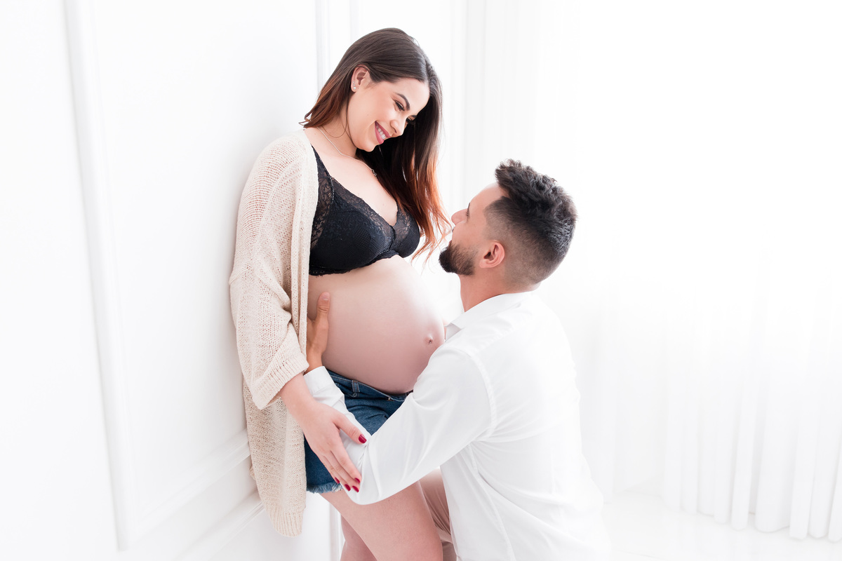 ensaio gestante sexy