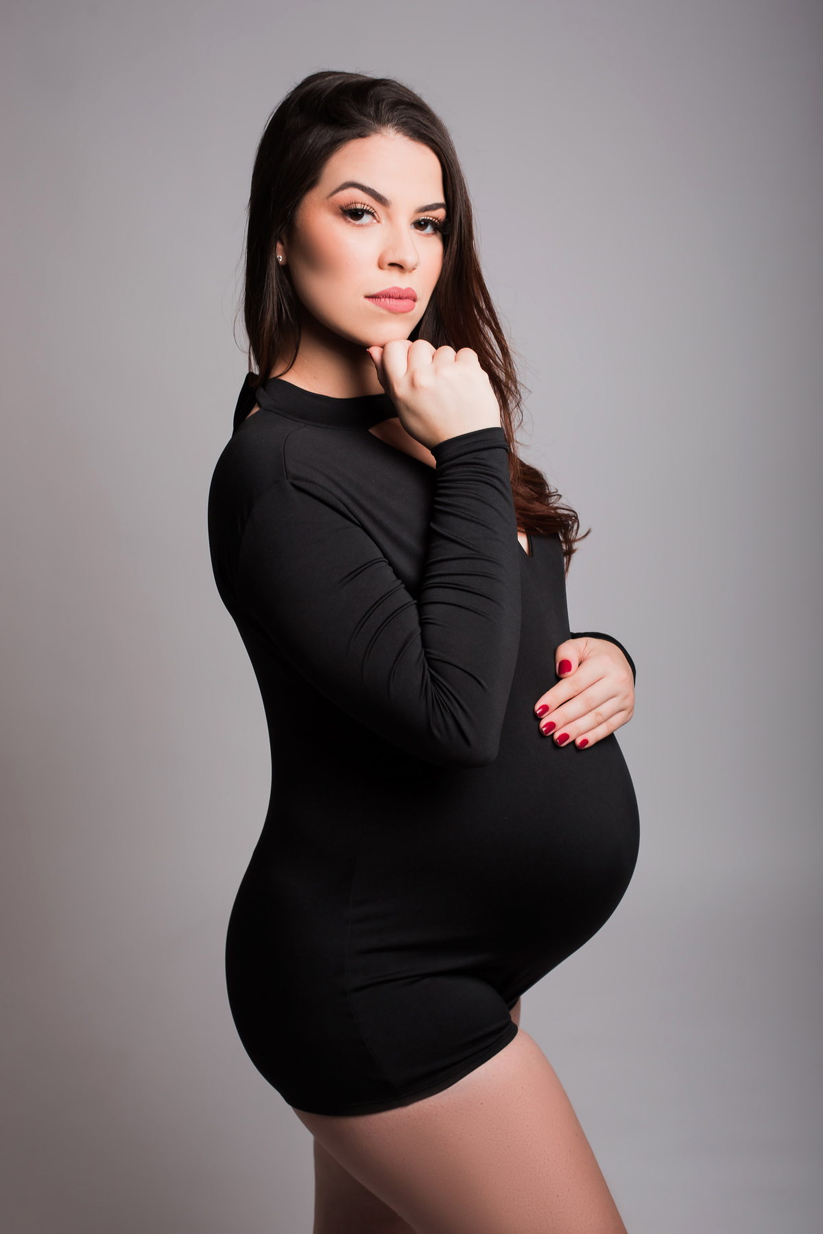 Fotos de grávidas em estúdio
