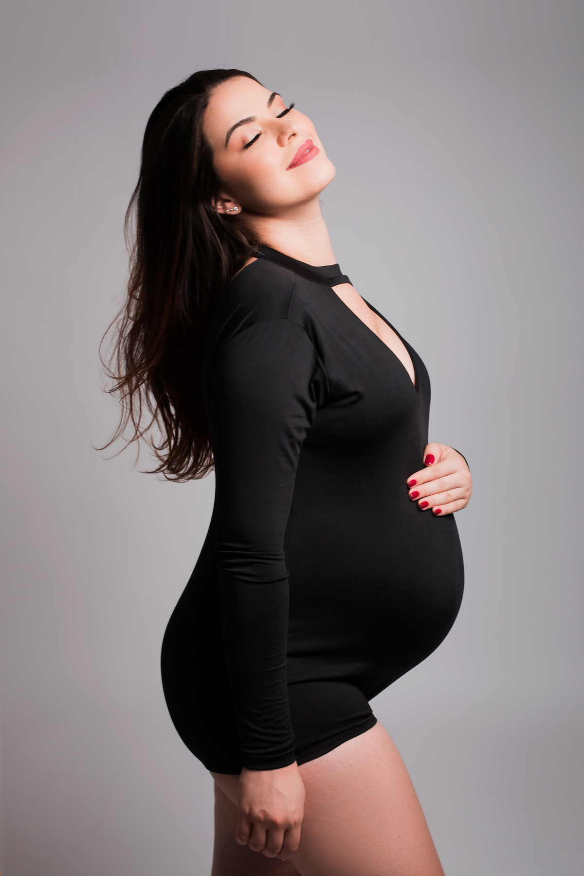 Fotos de grávidas em estúdio
