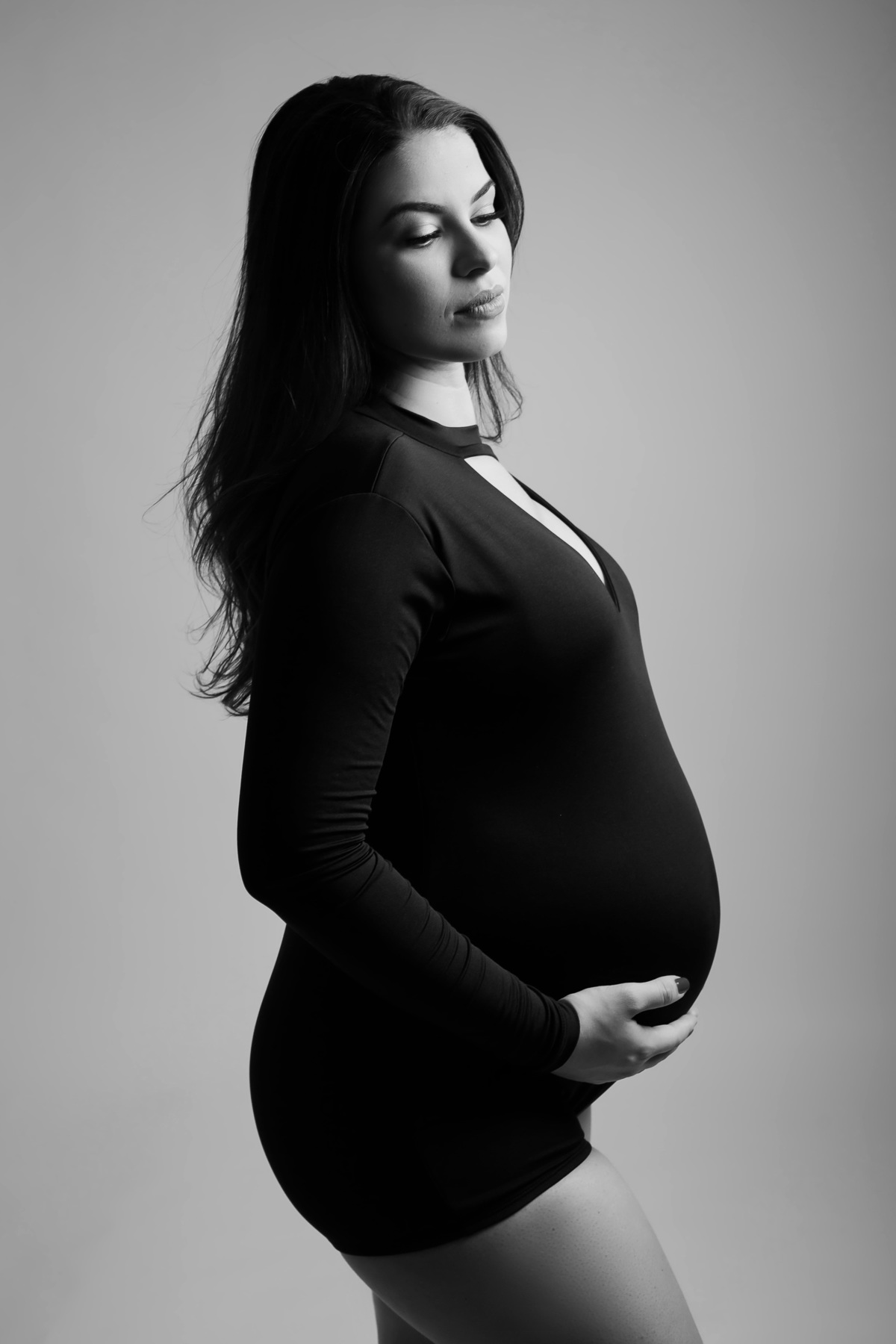 Fotos de grávidas em estúdio