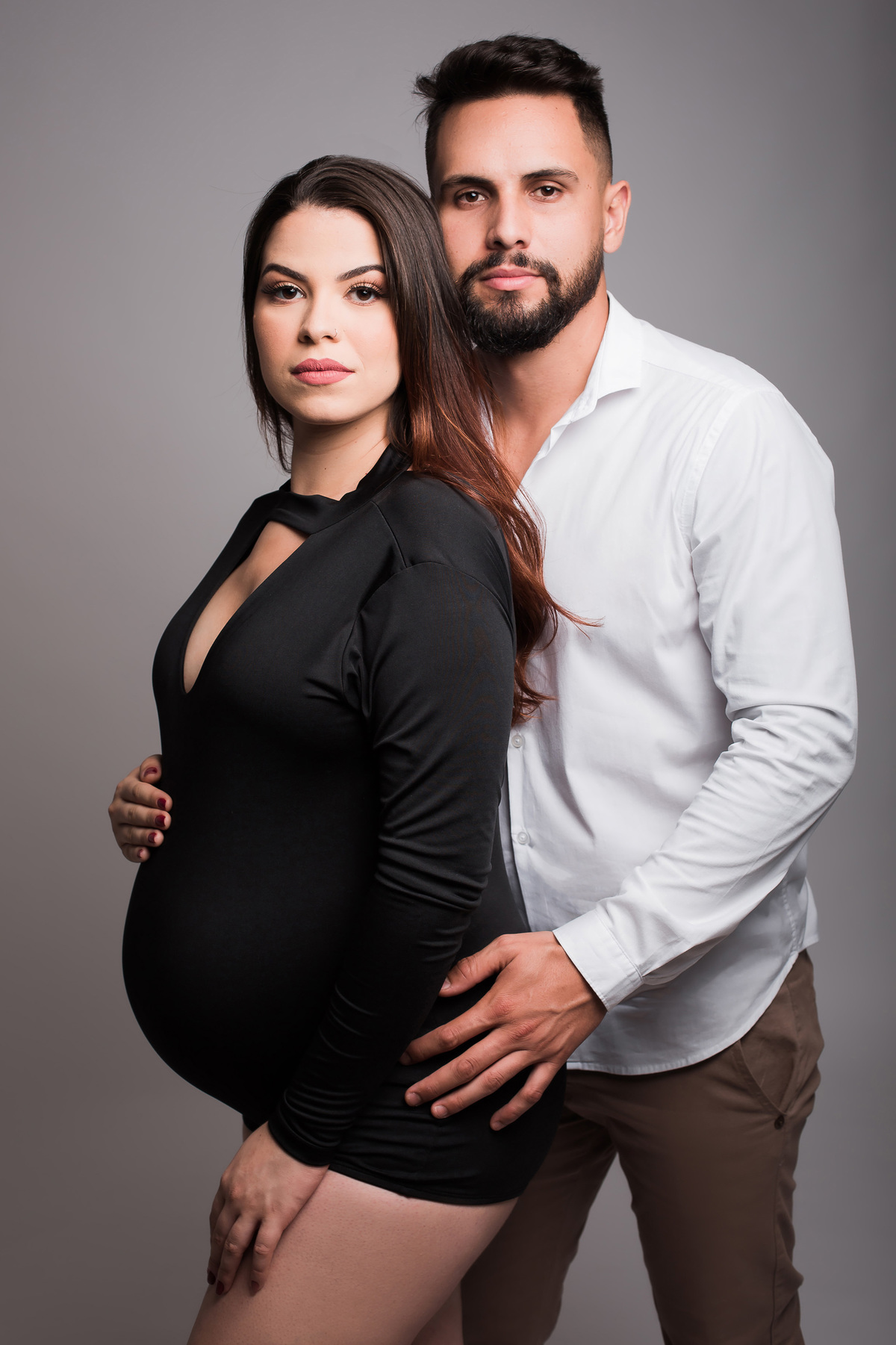 Fotos de grávidas em estúdio