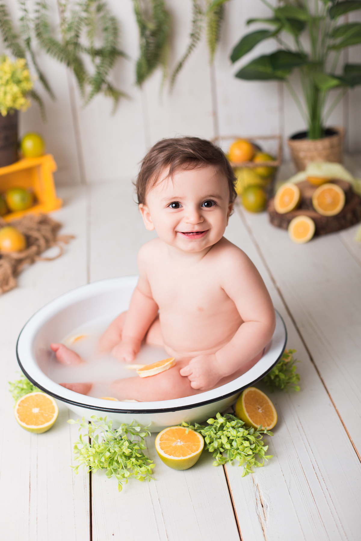 ideia de ensaio de bebê