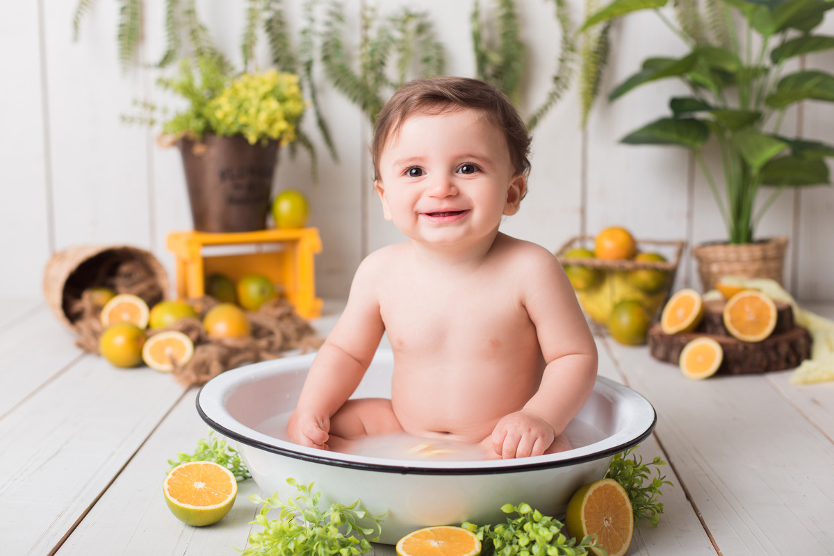 ideia de ensaio de bebê