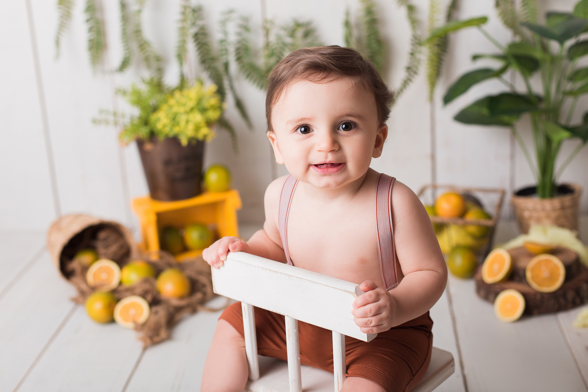 ideia de ensaio de bebê