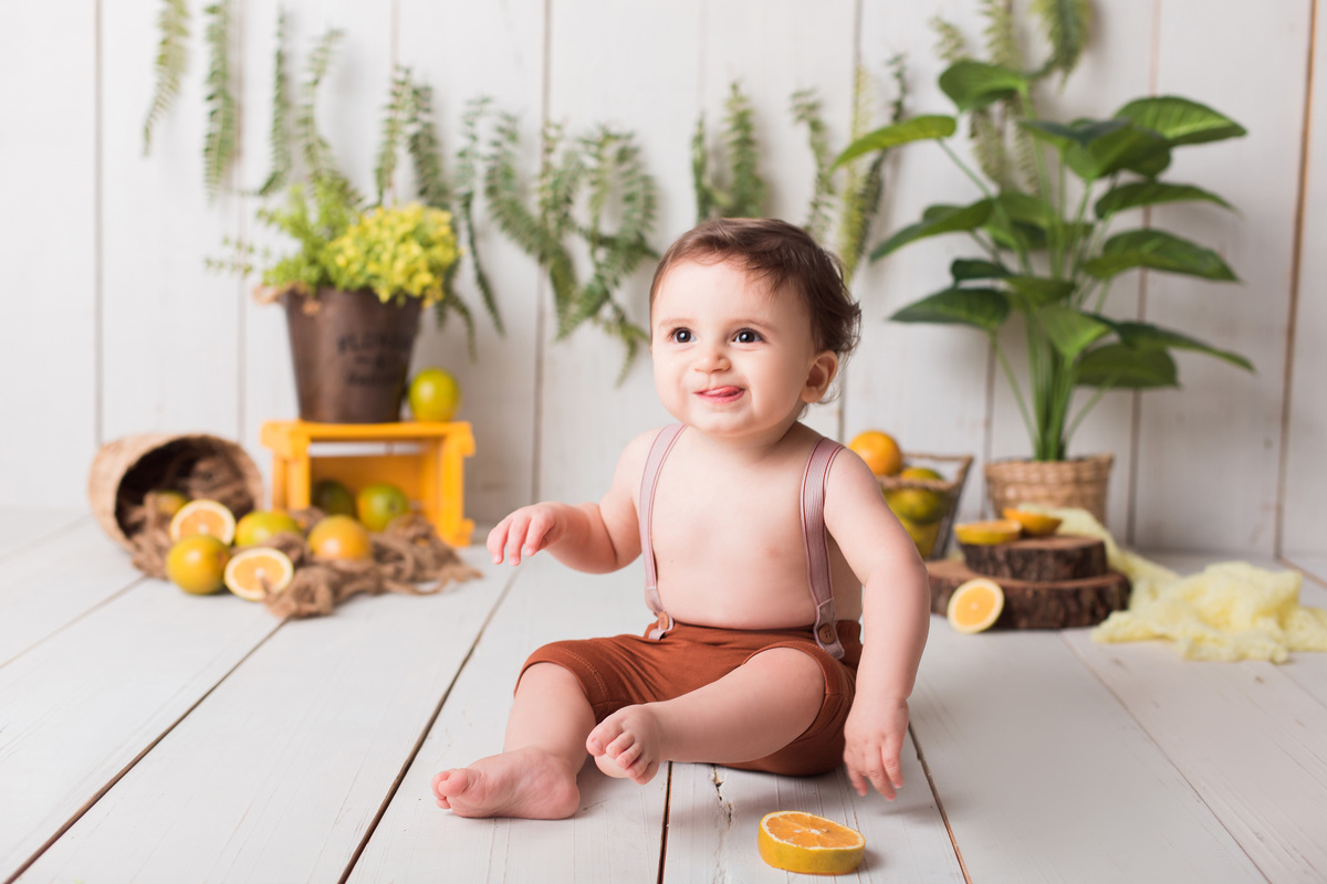 ideia de ensaio de bebê
