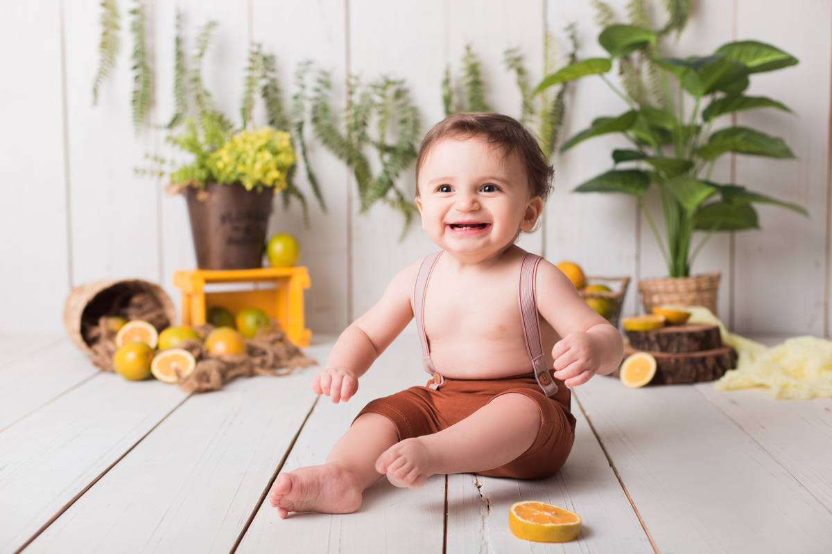 ideia de ensaio de bebê