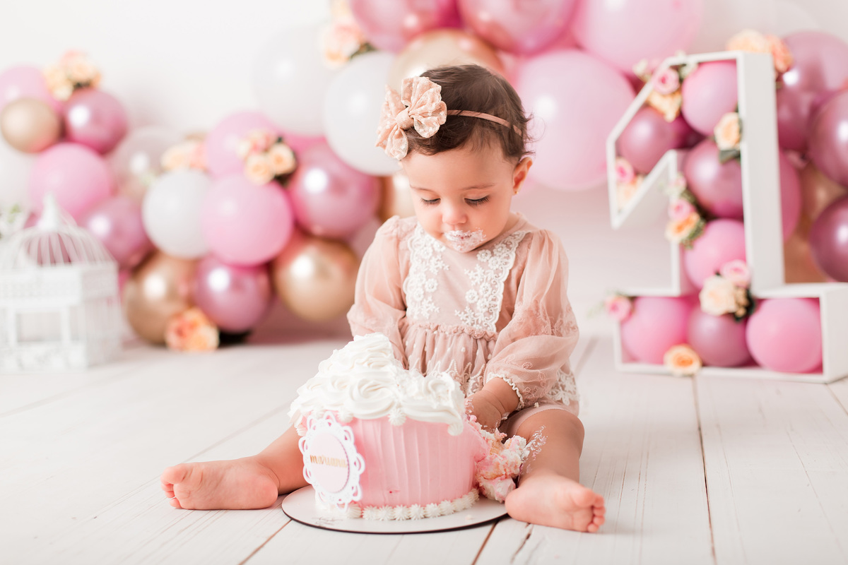 ideia de decoração de Smash the Cake