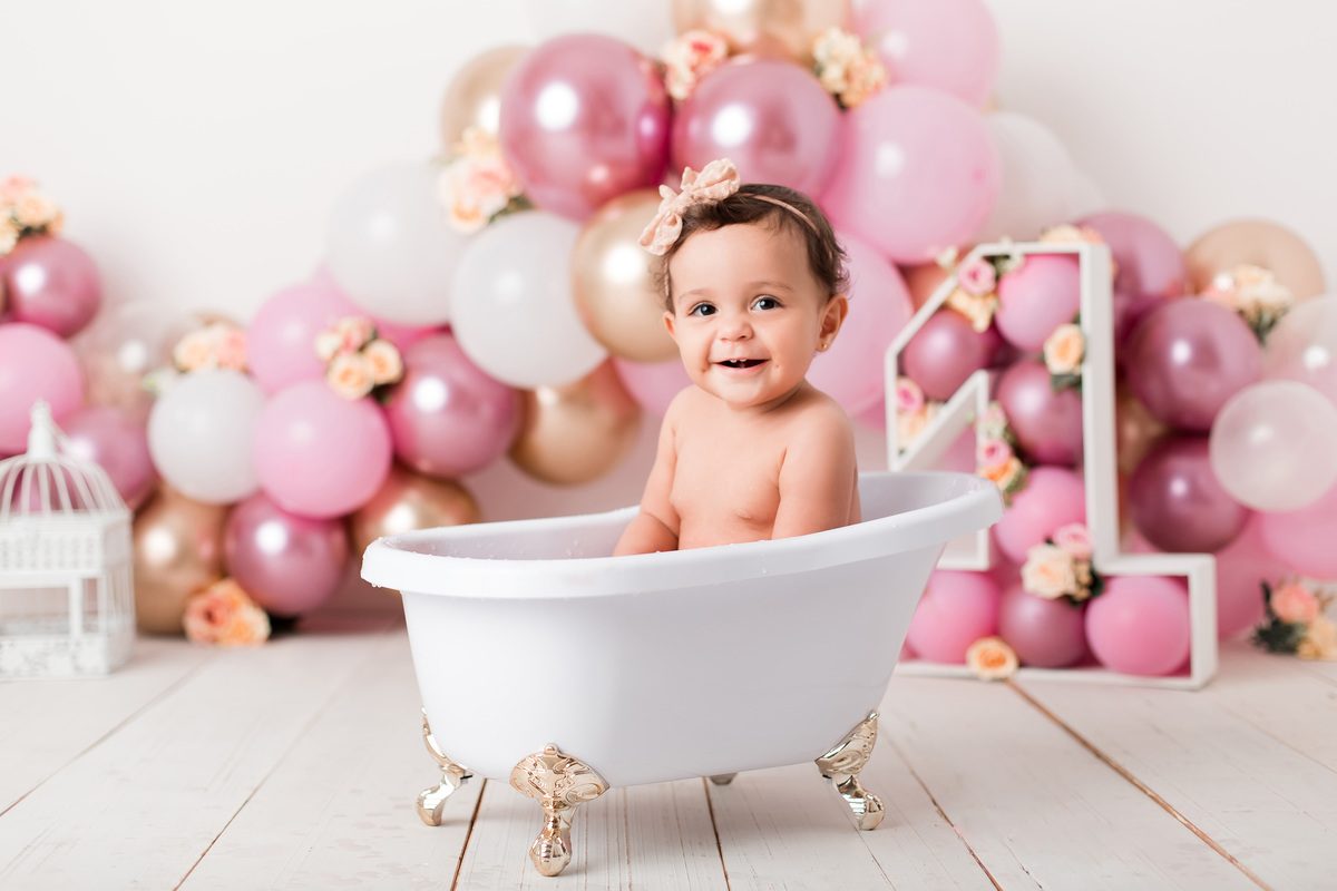 ideia de decoração de Smash the Cake