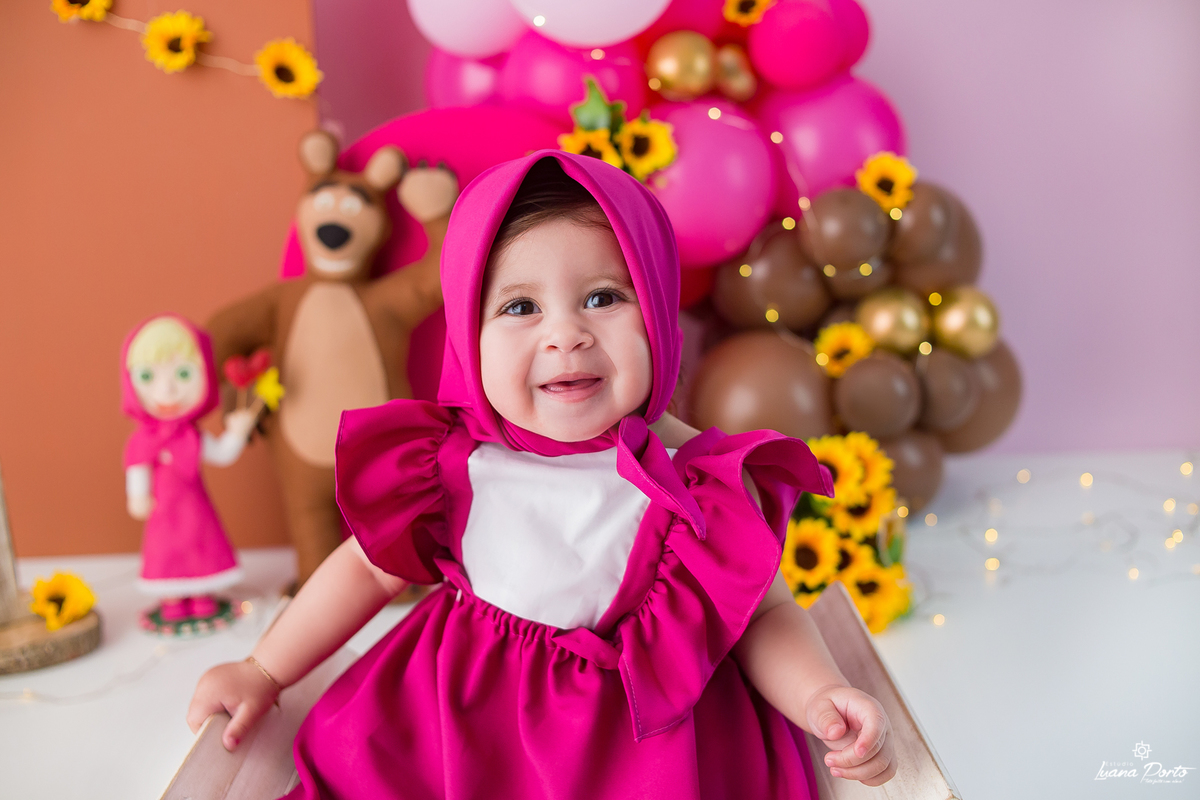 Smash the cake Masha e o urso