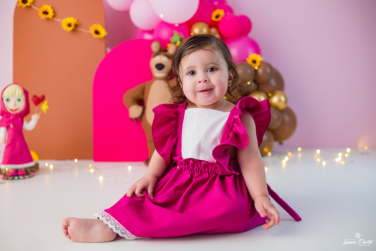 Cenário para fotos masha e o urso