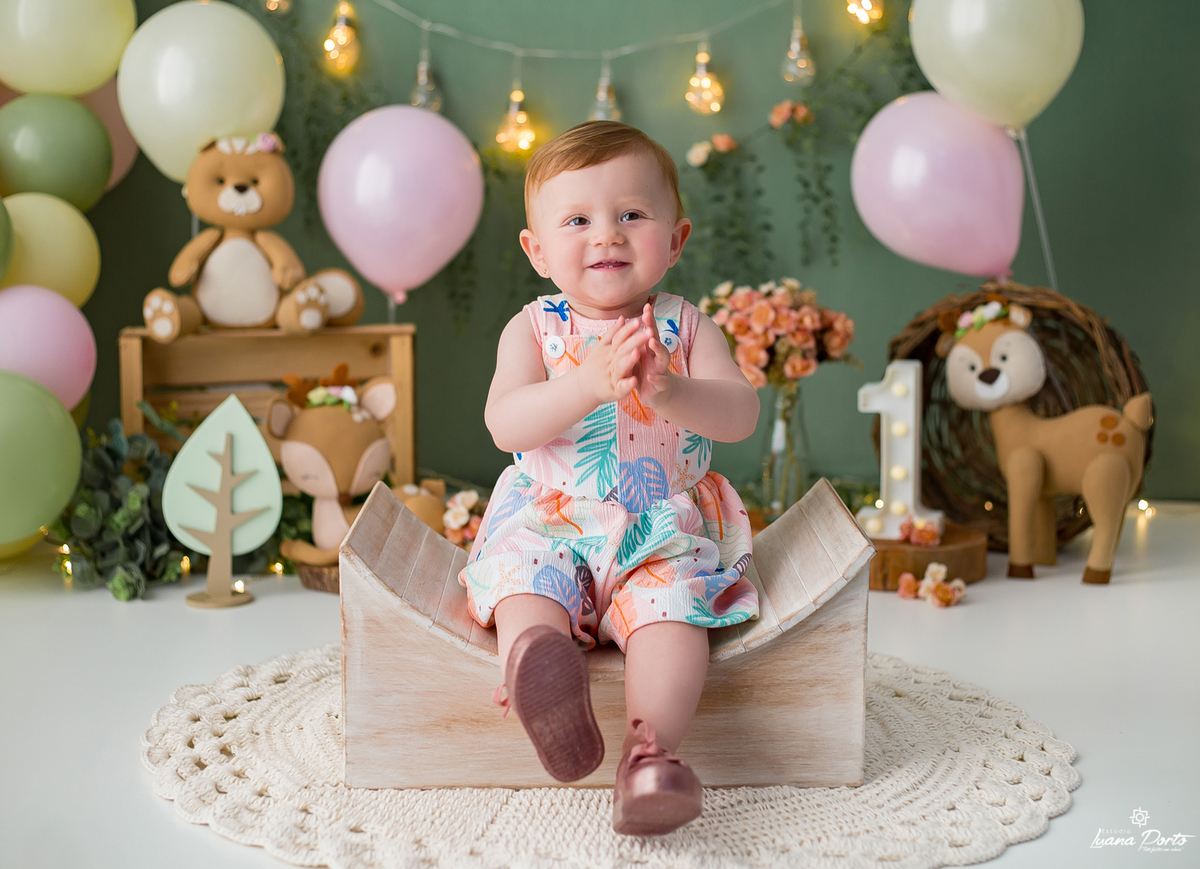 Foto de bebê de um ano
