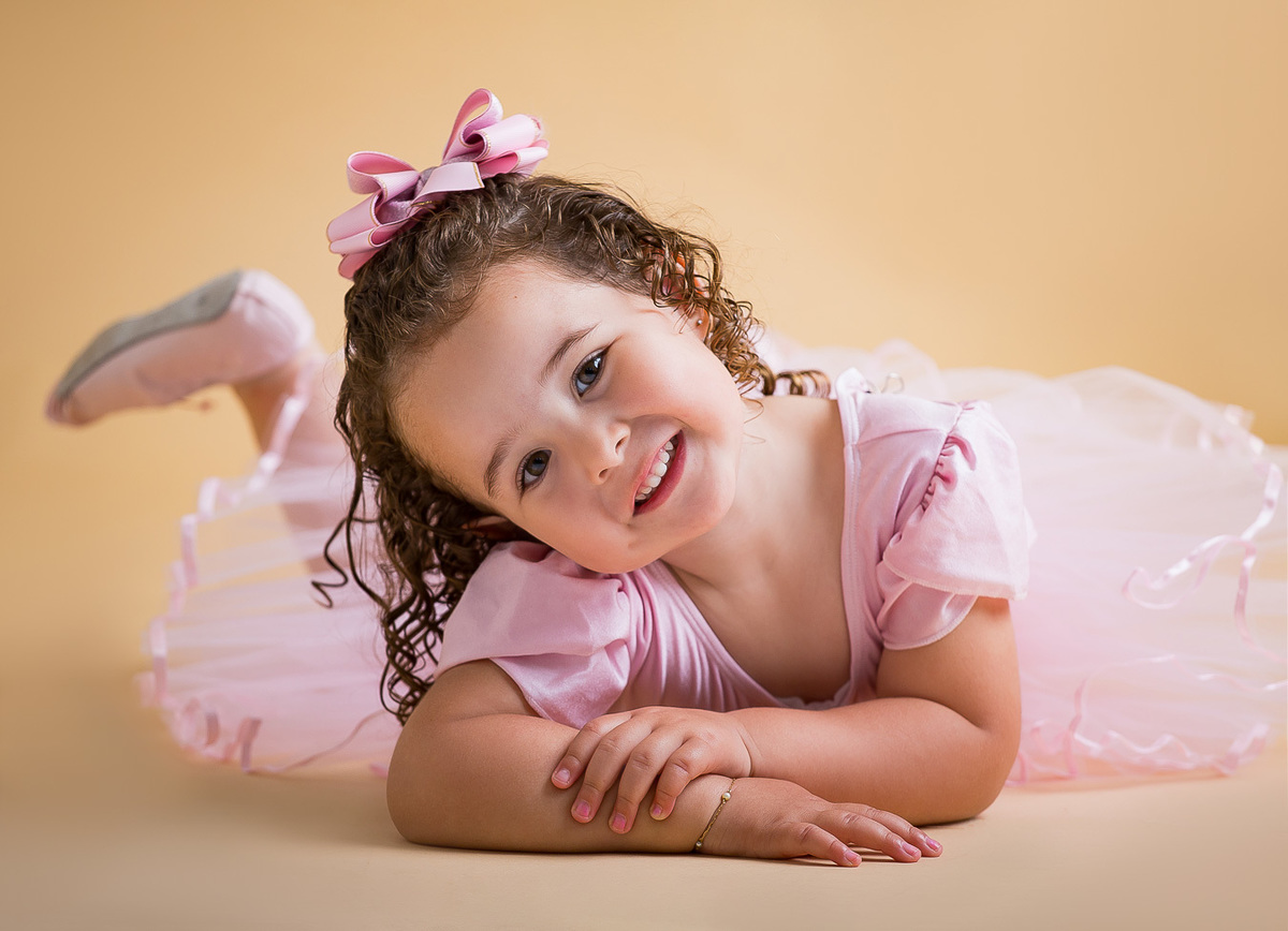Ensaio de bailarina infantil