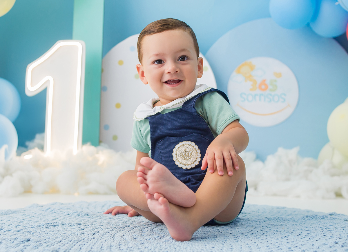 Ensaio de 1 ano 365 sorrisos