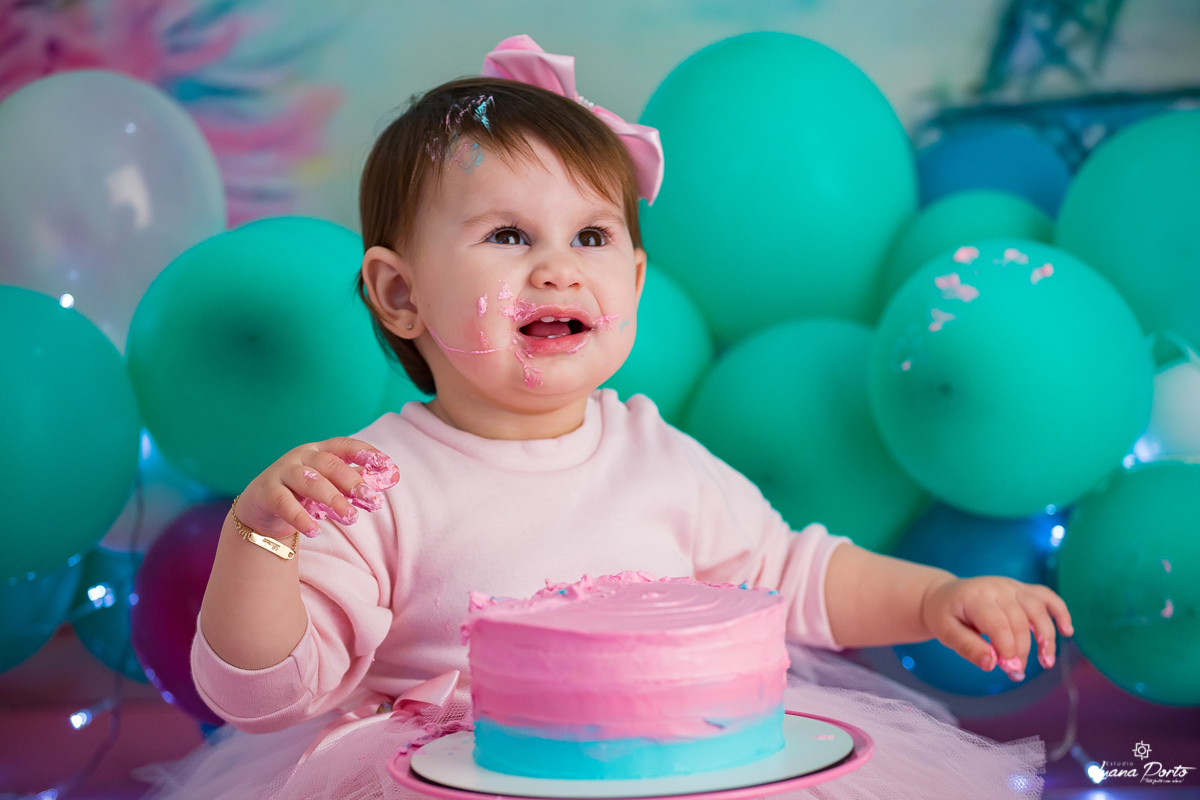 Smash the cake tema bailarina