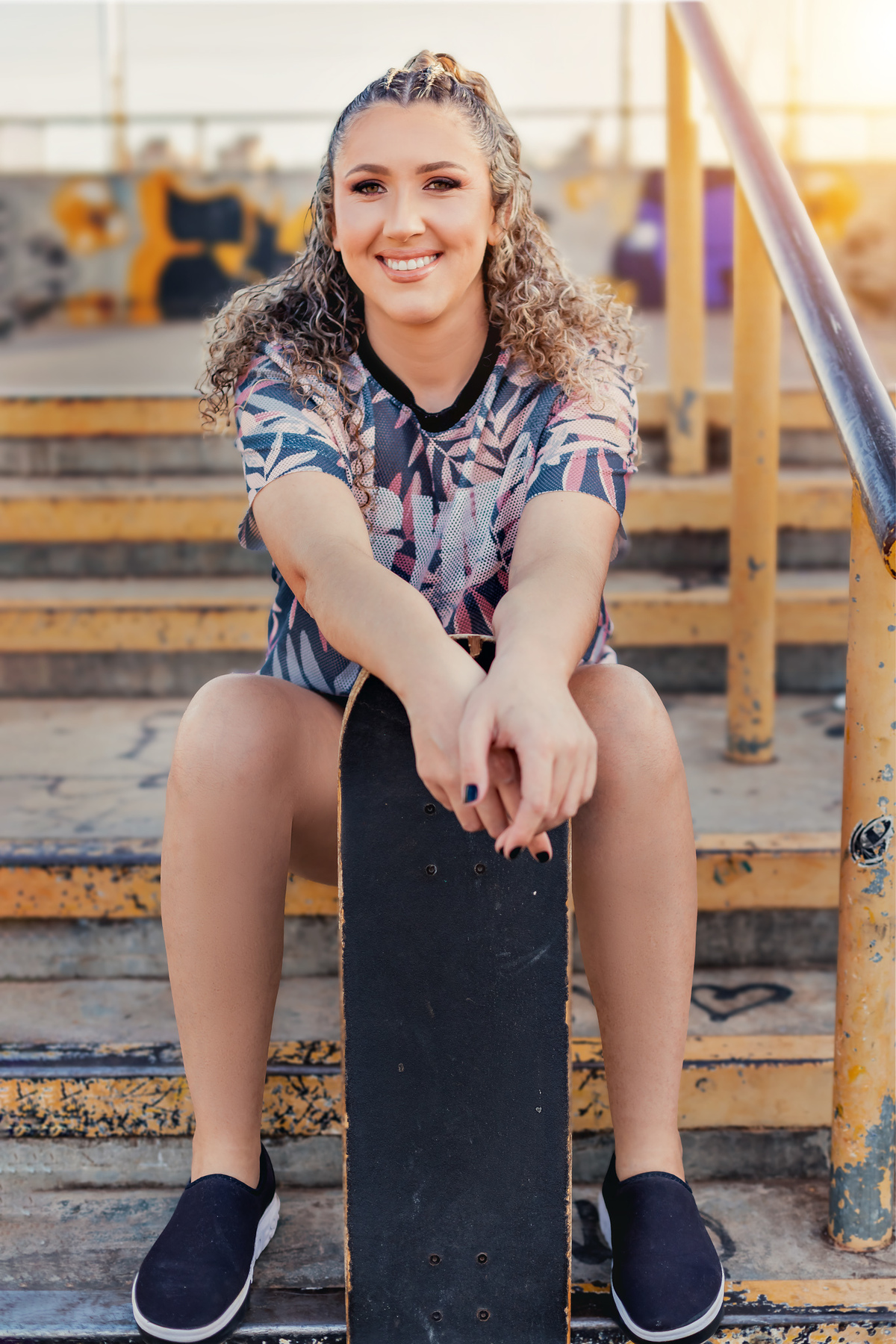 ensaio feminino - pista de skate bauru
